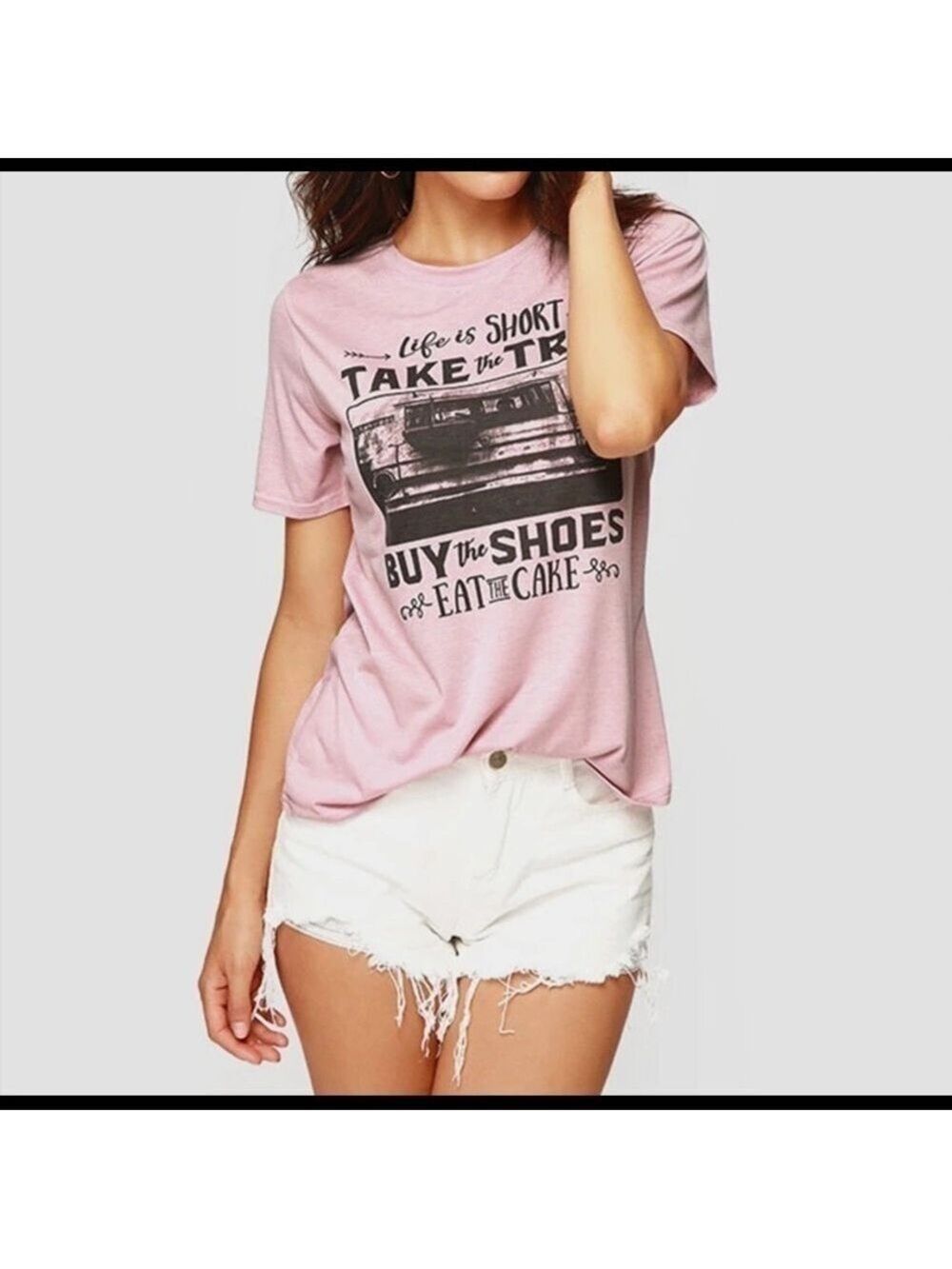 “Life is Short, Take The Trip” Graphic Tee - Picture 3 of 8